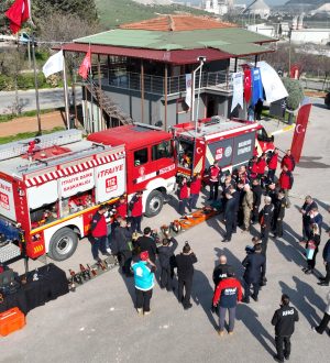 Büyükşehir İtfaiyesi ortak tatbikatta göz doldurdu