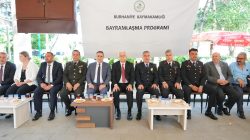 BURHANİYE’DE BAYRAMLAŞMA TÖRENİ YAPILDI