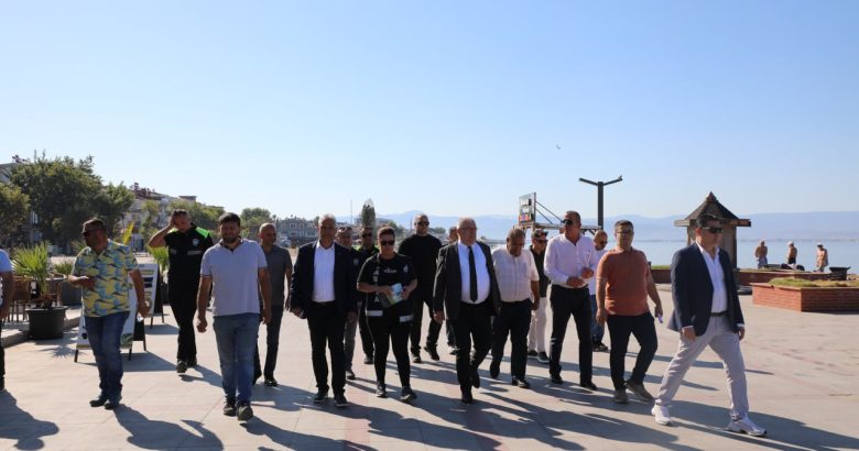  BAŞKAN ERTAŞ AKÇAY’DA İNCELEMELERDE BULUNDU