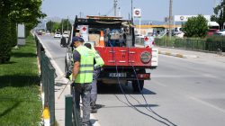 Büyükşehir’den refüjlere estetik dokunuş