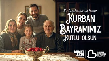 Balıkesir Büyükşehir Belediyesi Kurban Bayramı Kutlama İlanı