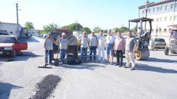 BURHANİYE SANAYİ SİTESİNDE ASFALT YAMA ÇALIŞMALARI BAŞLADI