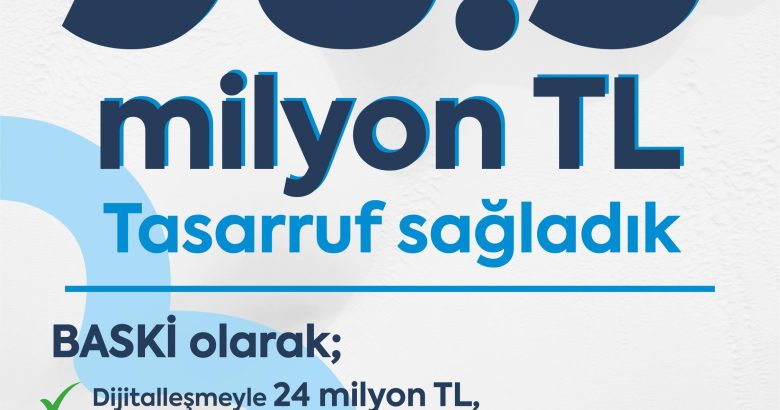  Ahmet Akın’ın talimatıyla BASKİ’de dev tasarruf sağlandı