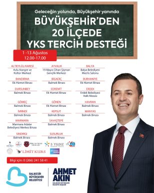 Büyükşehir hayallerine giden yolda üniversite adaylarının yanında