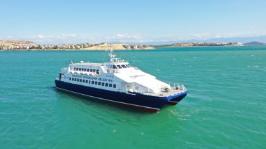 Ahmet Akın sözünü tuttu: Ayvalık-Midilli seferleri başladı