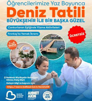 Başkan Akın, çocukları denizle buluşturuyor