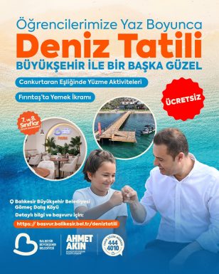 Başkan Akın, çocukları denizle buluşturuyor