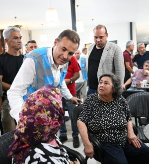 Büyükşehir 192 araç ve 516 personelle deprem bölgesinde