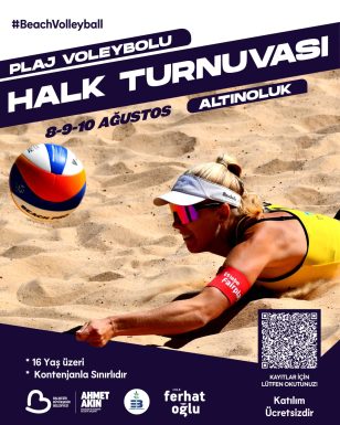 Plaj Voleybolu Halk Turnuvası Başlıyor