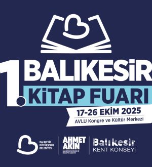 1. Balıkesir Kitap Fuarı 17-26 Ekimde açılıyor