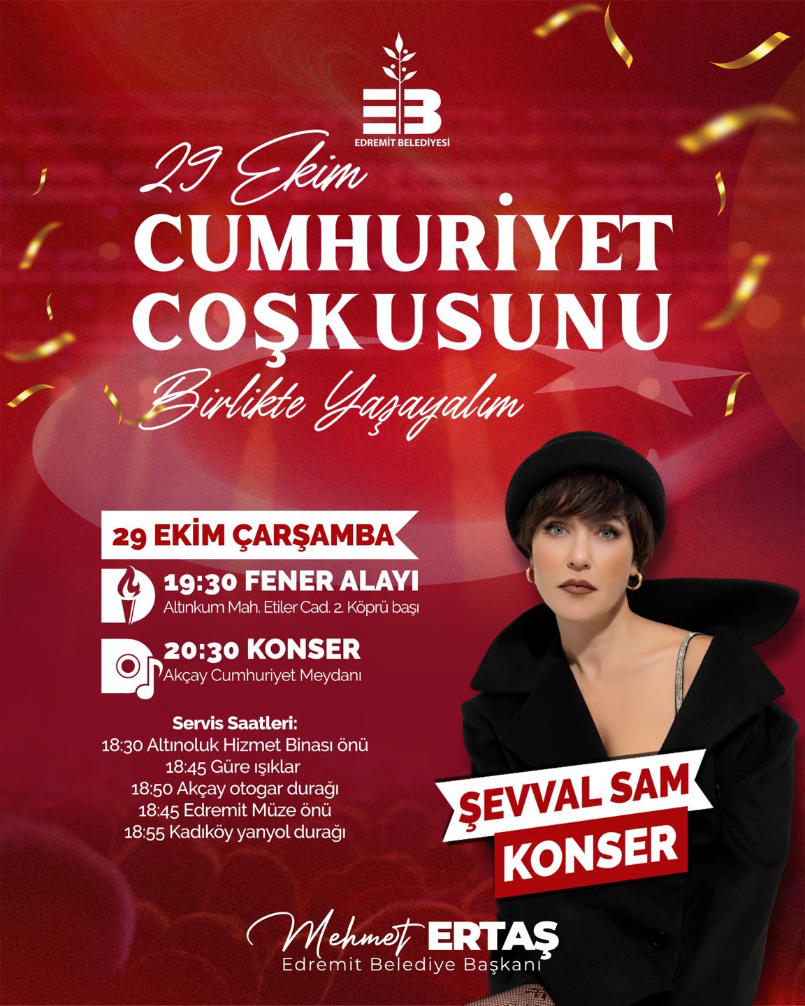 Edremit’te Cumhuriyet coşkusu sokaklara taşacak