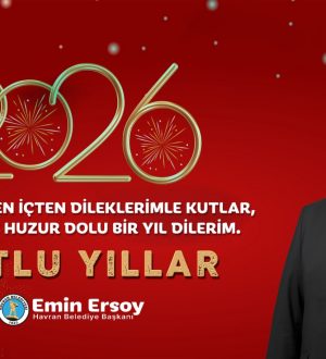 Havran Belediyesi Yeni Yıl Kutlama İlanı