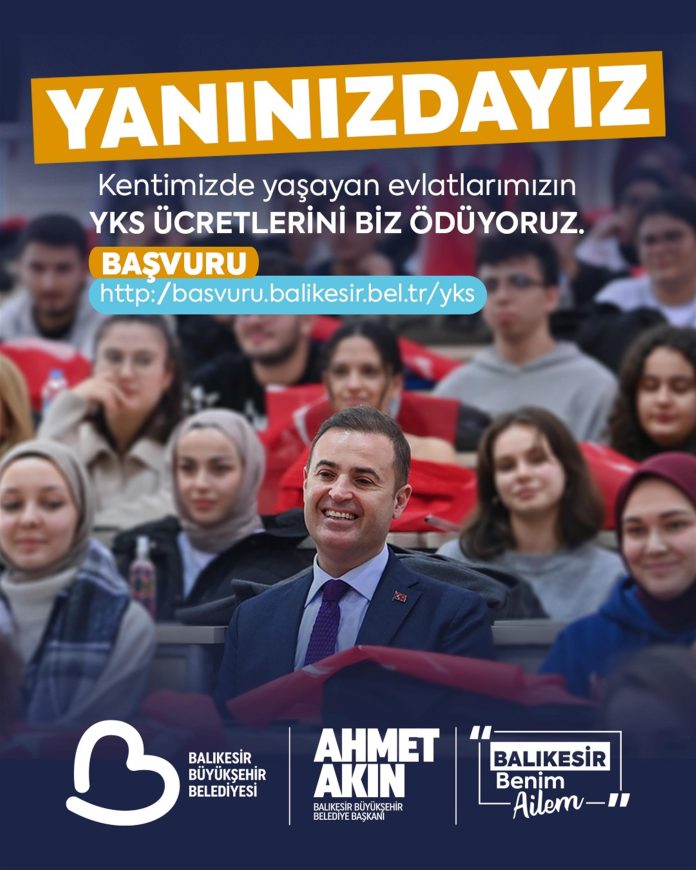Gençlerin YKS ücretleri bu yıl da Büyükşehir’den
